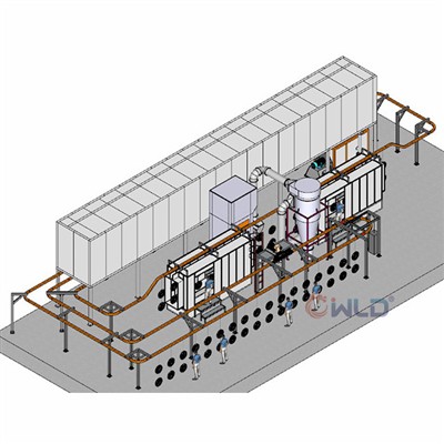 Projekt automatskog praškasti premaz u proizvodnji