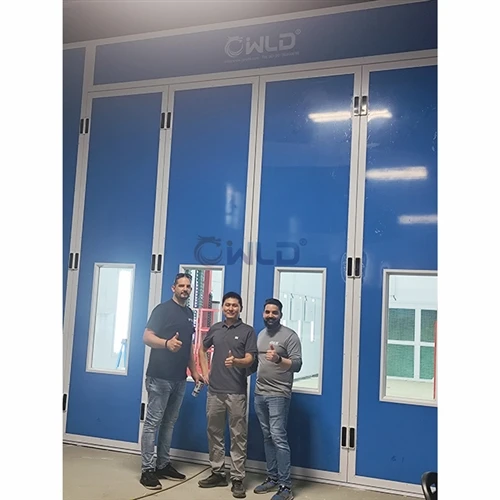 WLD Brand Big Semi Draft Sprej Booth instaliran u Americi