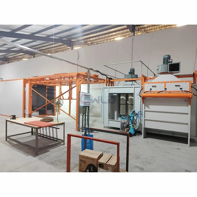 Manual Powder Coating Spraying Line For Sale Indonesia
